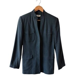 Vintage Veeko Charcoal Gray Shirt Jacket